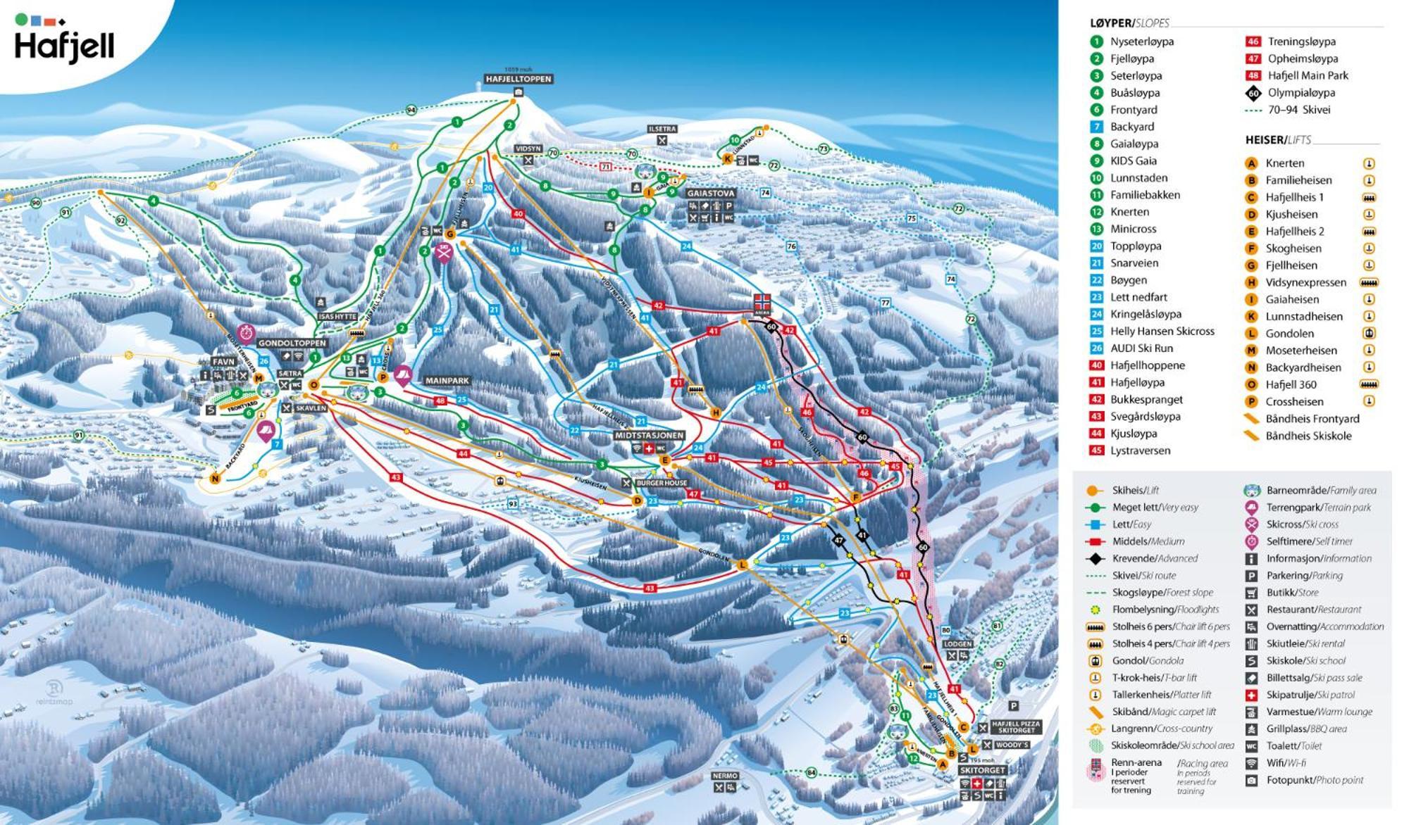 Ski And Bike-In And Out Hafjell Esterno foto